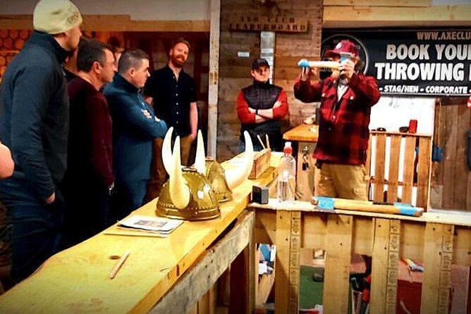 Axe Throwing Open Session (Dublin) 1hr - The 1-Hour Flow: Practice Throws and a Casual Scoring Game