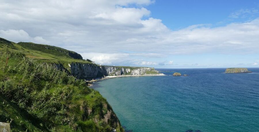 Belfast & Giant's Causeway: 2-Day Rail Tour from Dublin - The Antrim Coast Road: Glens of Antrim, Ballycastle, and the rope bridge