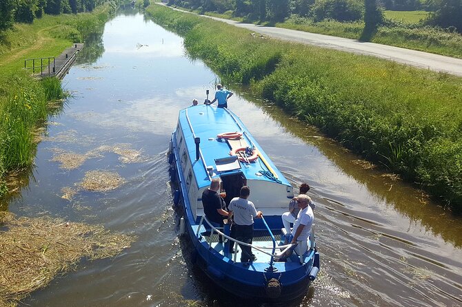 Digby Lock Cruise - Explore Ireland's Historic Grand Canal. - On-board bar, snacks, and the small-boat feel