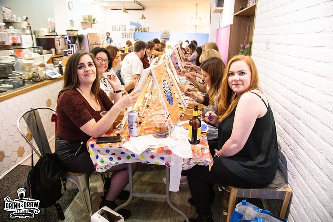 Drink & Draw: Paint A Masterpiece - How the session wraps up: taking your masterpiece home