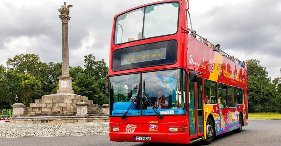 Dublin: City Sightseeing Hop-On Hop-Off Bus Tour - Entering Dublin by bus: how the Fox House loop really feels