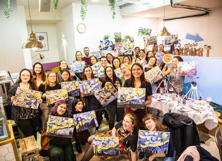Dublin: Drinking and Painting Party with Art Instructor - The 2-Hour Painting Lesson, From Blank Canvas to Your Own Piece