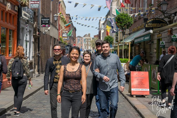 Dublin Family Adventure: Cherished Memories in Every Photo - Stop 5: Temple Bar, classic pub streets plus the naming story