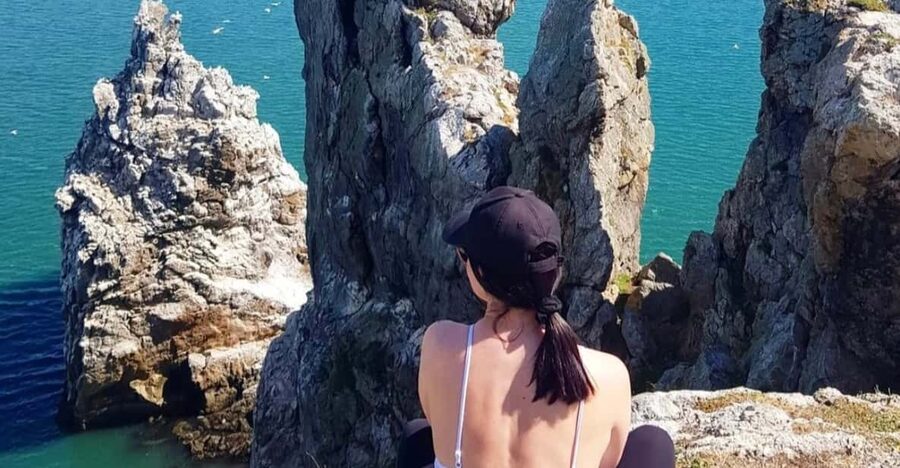 Dublin: Ferry from Howth to Ireland's Eye island - West Beach Sea Swim: When the Weather Lets You Do Something Extra