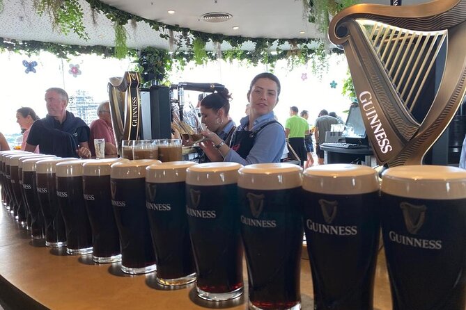 Dublin Guinness Storehouse, Molly Malone Statue and Book of Kells - Dawson Street finish, bars and restaurants right when you are ready