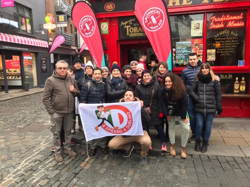 Dublin Highlights: 2.45-Hour Walking Tour in Italian - A 3-hour Dublin story you can follow on foot