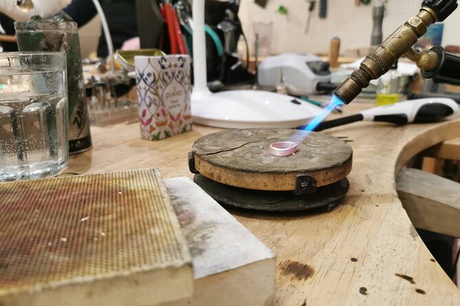 Dublin Jewellery Forge a Hammered Silver Ring: Drury Street - Watching Soldering Up Close: The Precision Step