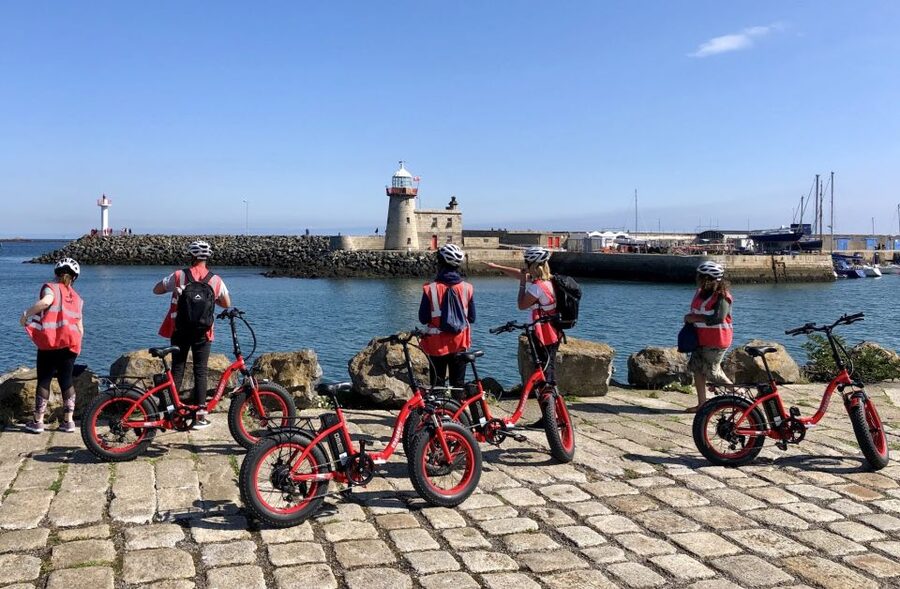 Dublin: Panoramic e-Bike Tour - Ben of Howth: the climb that turns into a viewpoint party