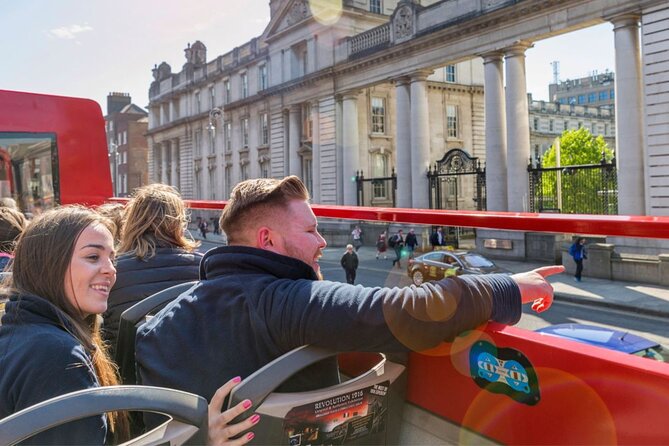 Dublin Shore Excursion: City Sightseeing Hop-On Hop-Off Bus Tour - Audio guide in six languages, and the included walking tour from The Spire