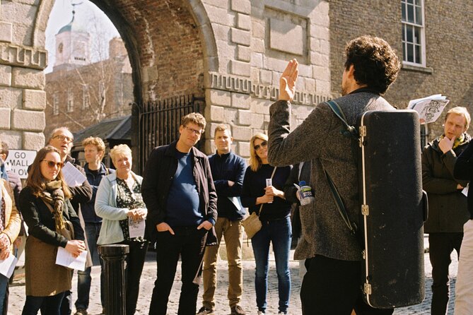 Dublin Traditional Irish Music Walking Tour with Live Performance - Dublin Castle steps at the Ship Street Gate area