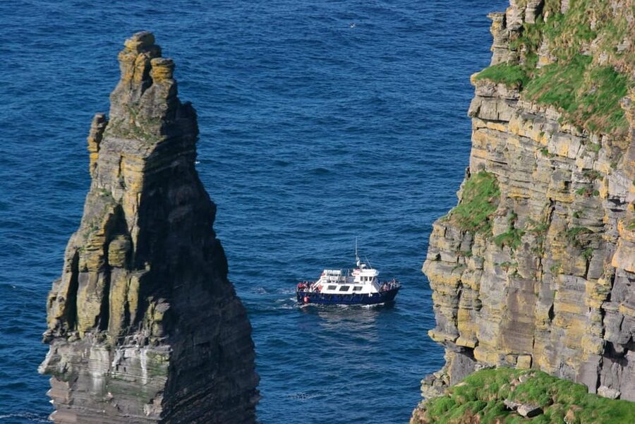From Dublin: Cliffs of Moher, Boat Tour & Aillwee Cave - Cliffs of Moher Visitor Centre and Photo Time
