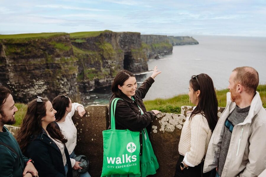 From Dublin: Cliffs of Moher & Galway Small Group Tour - From the Molly Malone Statue, You Head West Right Away