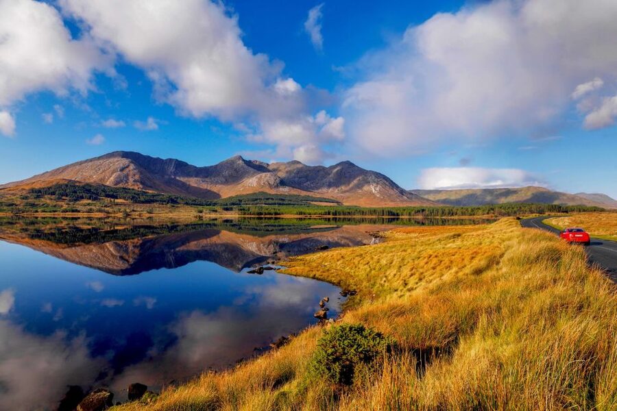 From Dublin: Connemara and Galway Full-Day Tour - Cong Village in Winter, Glengowla in the Main Season