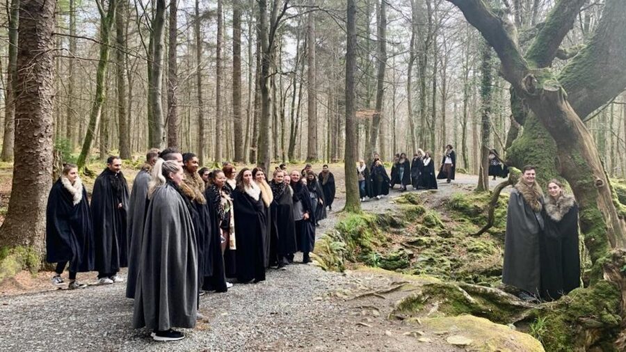 From Dublin: Game of Thrones Winterfell Locations Tour - Tollymore Forest Park: the direwolf woods and White Walker pathway