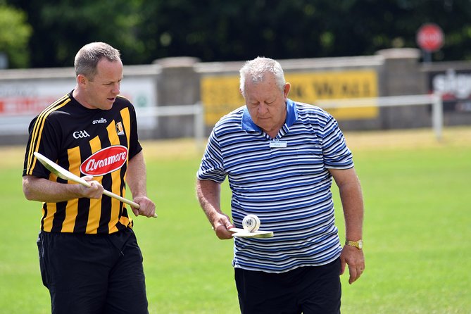 Hurling Tours Ireland - Hurling Experience in Kilkenny - Hurley, helmet, and the first-time scoring moment