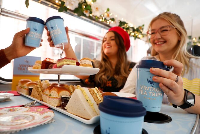 Irish Afternoon Tea on 1960s Vintage Bus in Dublin - The middle ride through Georgian Dublin, Wood Quay, and O’Connell Street