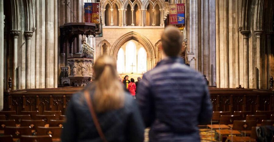 St Patrick's Cathedral: Self-Guided Cathedral Admission - Entering St Patrick’s Cathedral the Dublin way