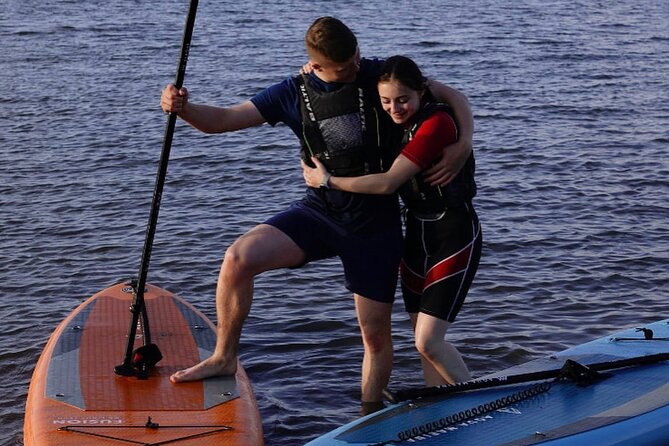 Sunset SUP experience in Malahide, Dublin - On the water in Malahide Estuary: basic strokes and real self rescue practice